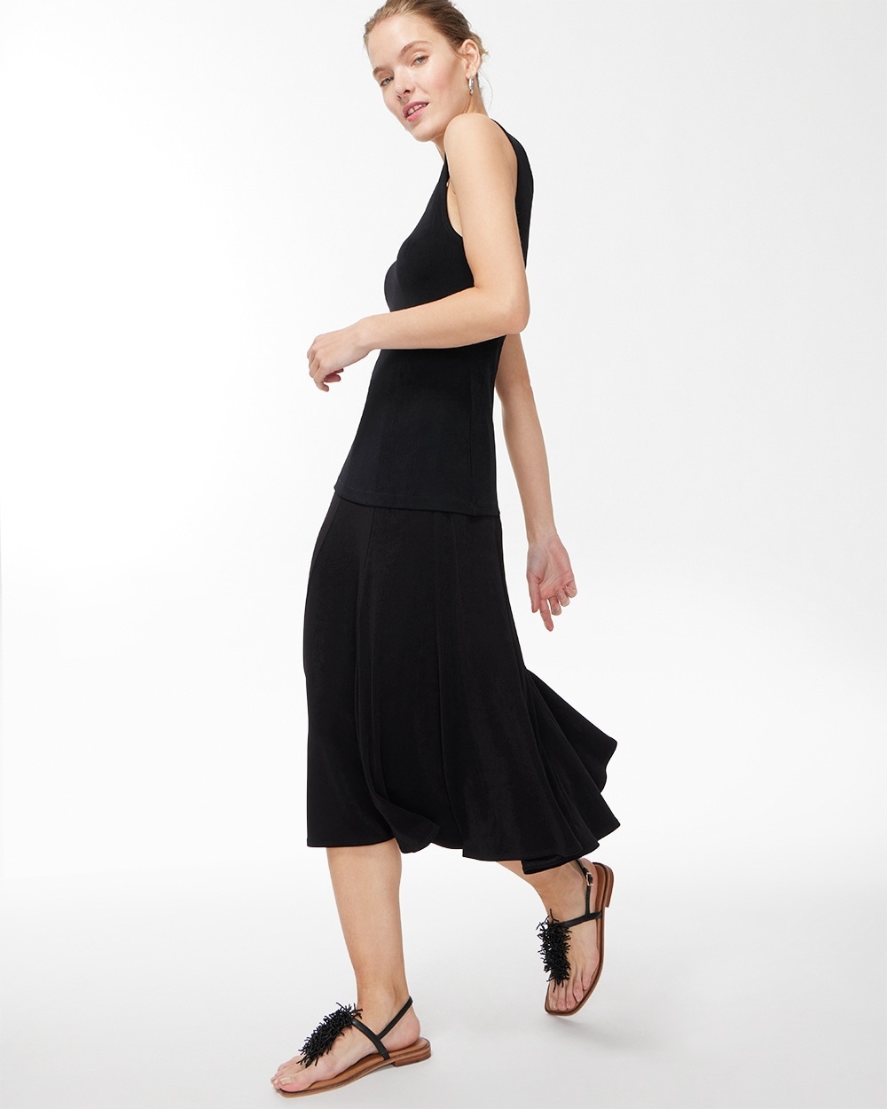 Chico's Dresses & Skirts | Travelers Classic Jordana Skirt Black