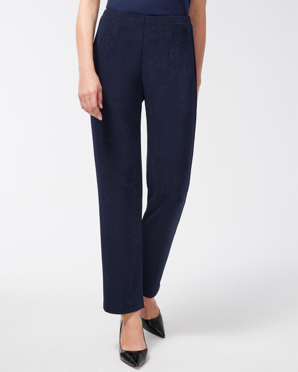 Chico's Pants | Travelers Classic No Tummy Pants India Ink