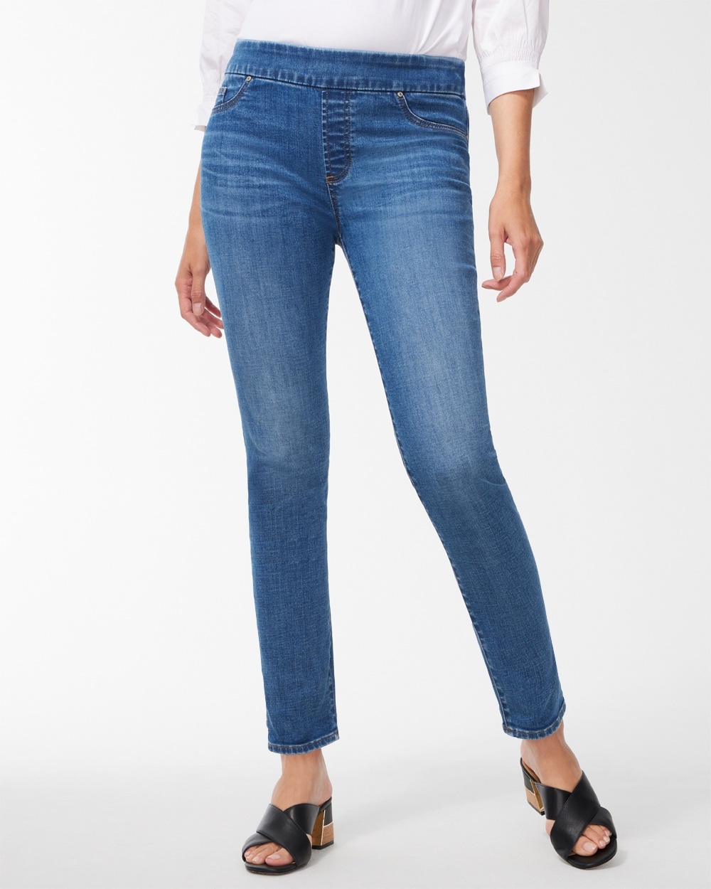 Chico's Jeans & Denim | Pull-On Ankle Jeggings Naples Indigo