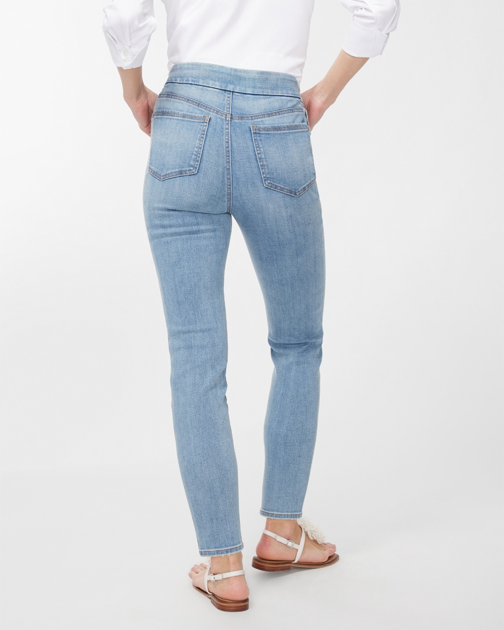 Chico's Jeans & Denim | Pull-On Ankle Jeggings Naples Indigo