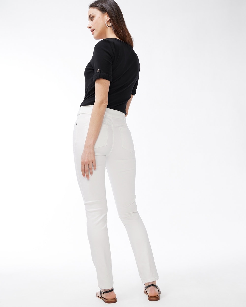 Chico's Jeans & Denim | No-Stain White Denim Ankle Jeggings Alabaster