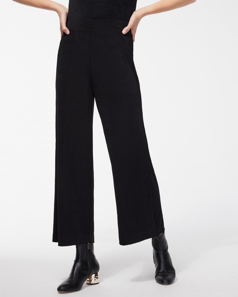 Chico's Pants | Travelers Classic Crops Travelers Black