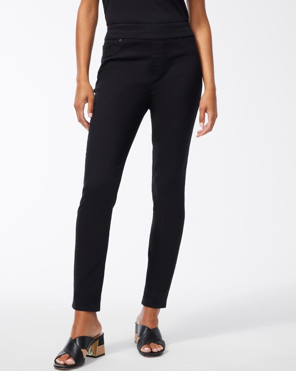 Chico's Jeans & Denim | Denim Pull-On Jeggings Black