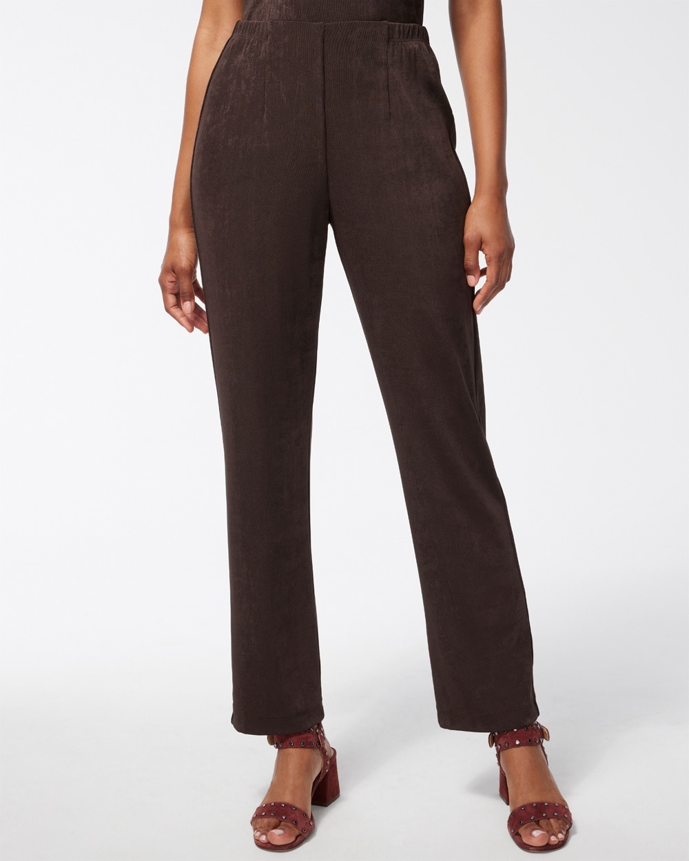 Chico's | Travelers No Tummy Pants Cocoa Bean