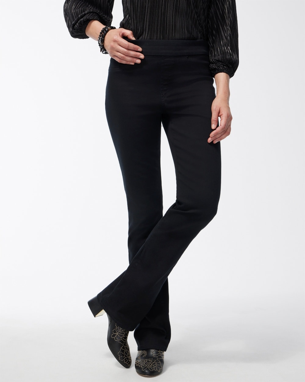 Chico's Jeans & Denim | Pull-on Bootcut Jeggings Black