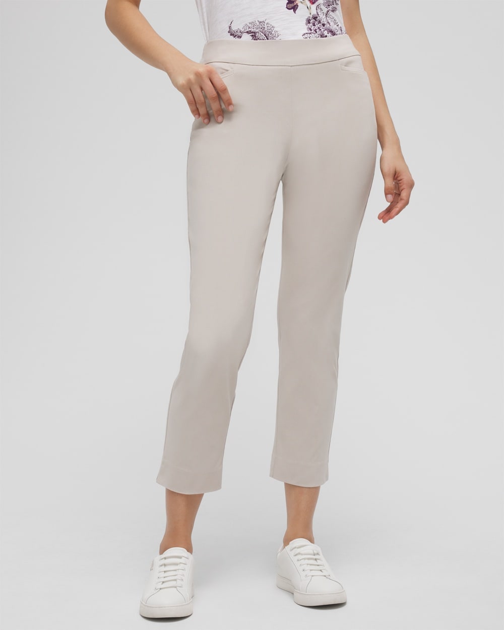 Chico's Pants | Brigitte Slim Crops Smokey Taupe