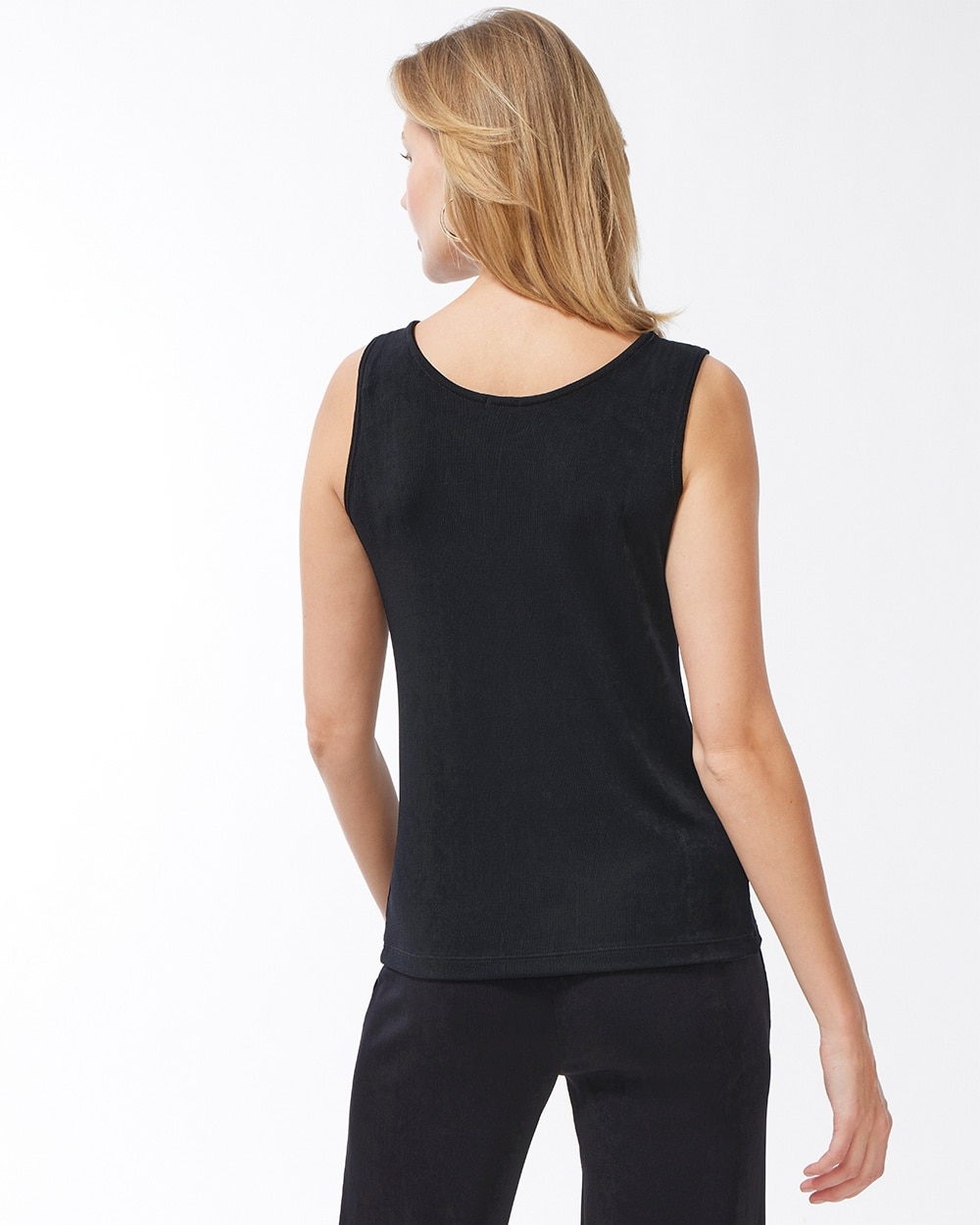 Chico's Tops | Travelers Reversible Tank Travelers Black