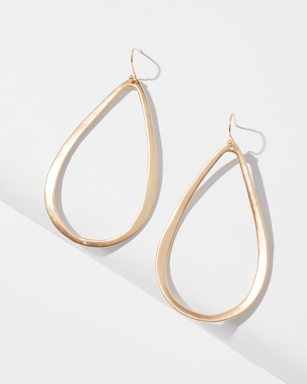 Chico's | Tone Hoop Earrings Gold