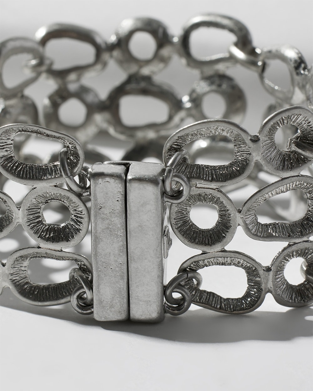 Chico's | Tone Magnetic Bracelet Silver