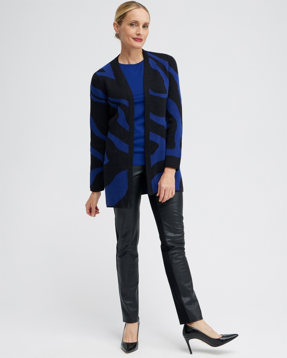 Chico's Tops | Touch of Cool Layering Tee Cobalt Night