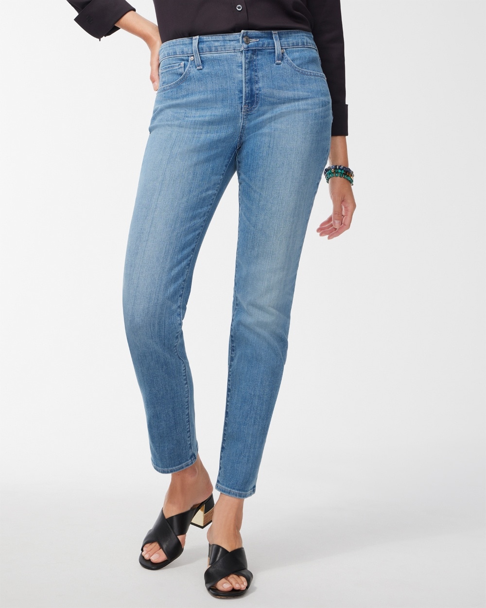 Chico's Jeans & Denim | Girlfriend Ankle Jeans Mill Street Indigo