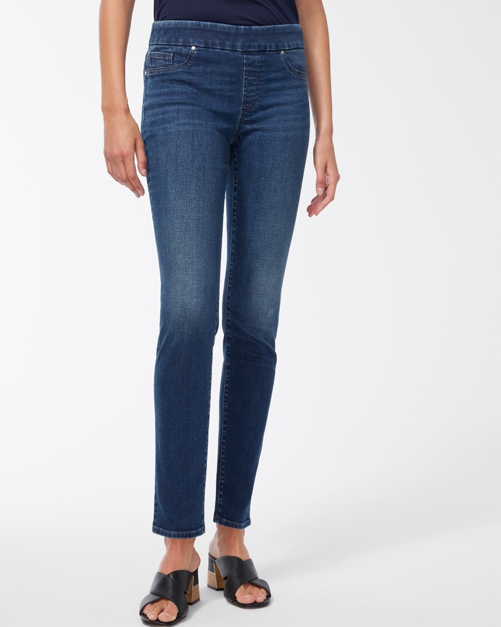 Chico's Jeans & Denim | Pull-On Jeggings Inverness Indigo