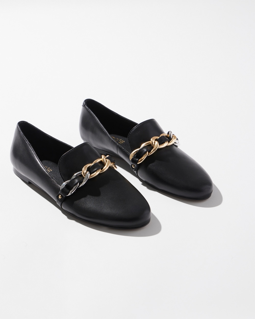 Chico's Ponchos & Ruanas | Leather Loafers Black