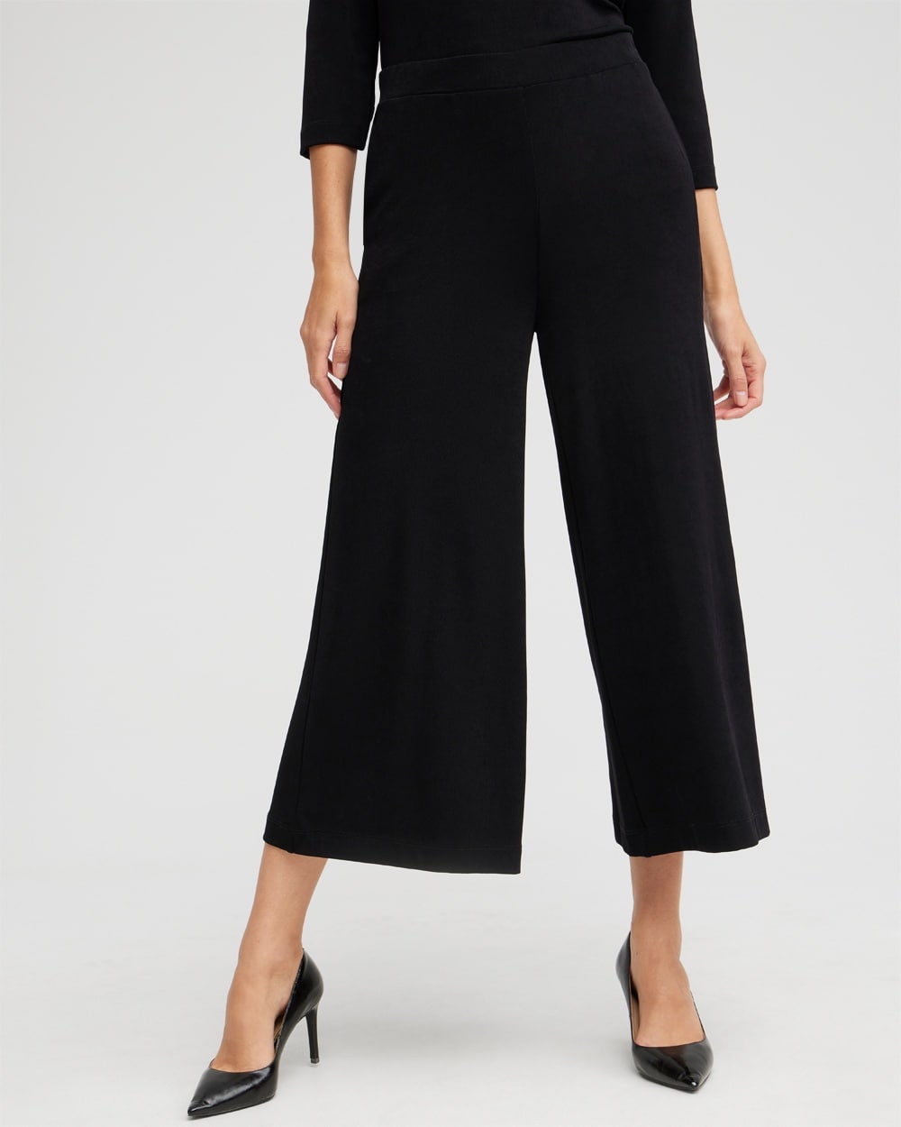 Chico's Pants | Travelers Culottes Travelers Black