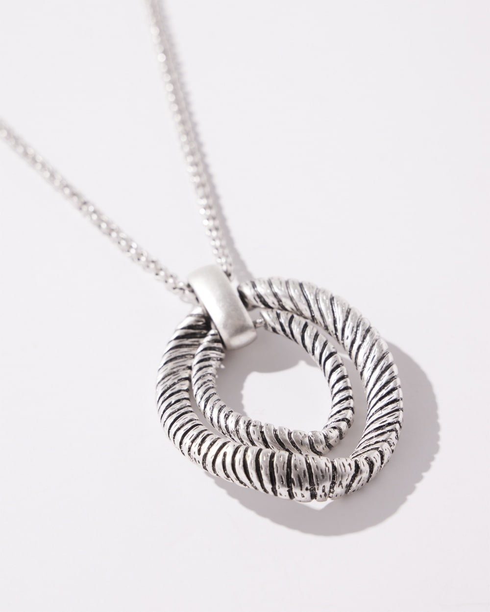 Chico's | Tone Adjustable Necklace Silver