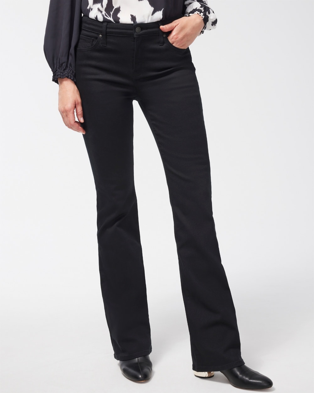 Chico's Jeans & Denim | Girlfriend Flare Jeans Black