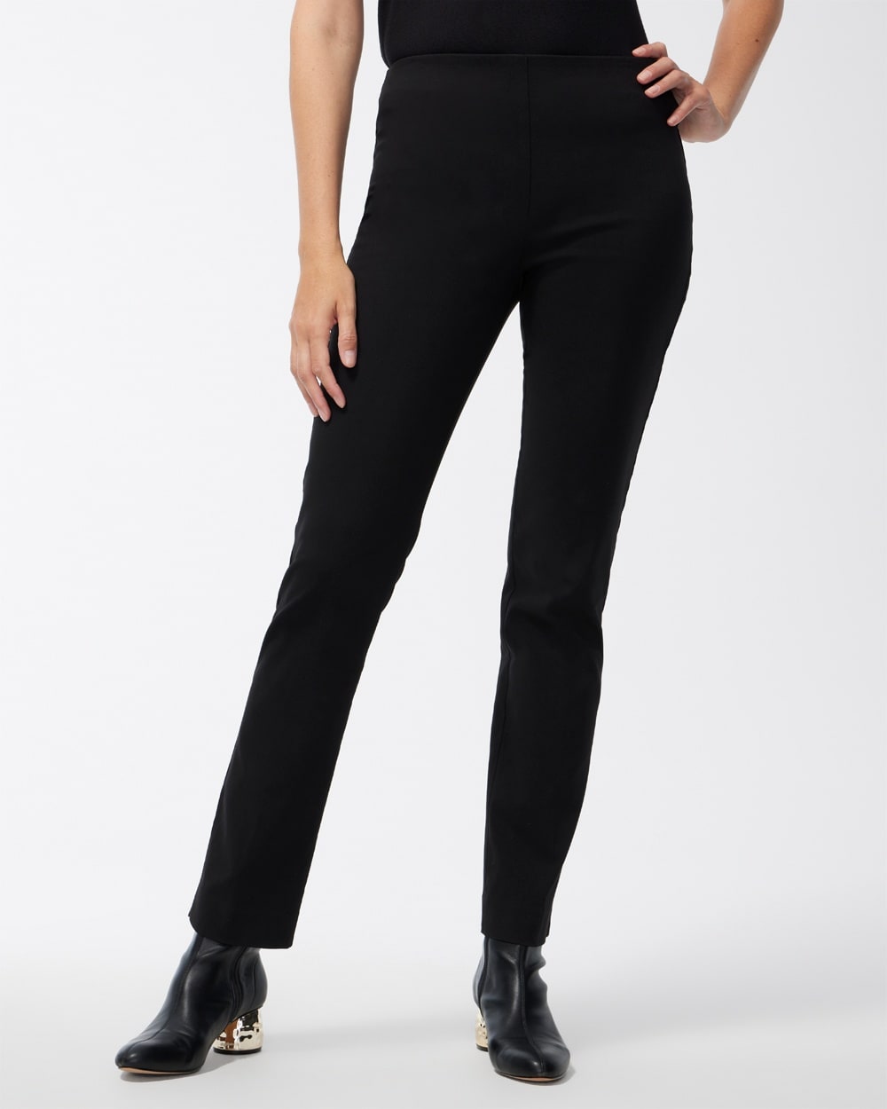 Chico's Pants | Juliet Side Vent Pants Black