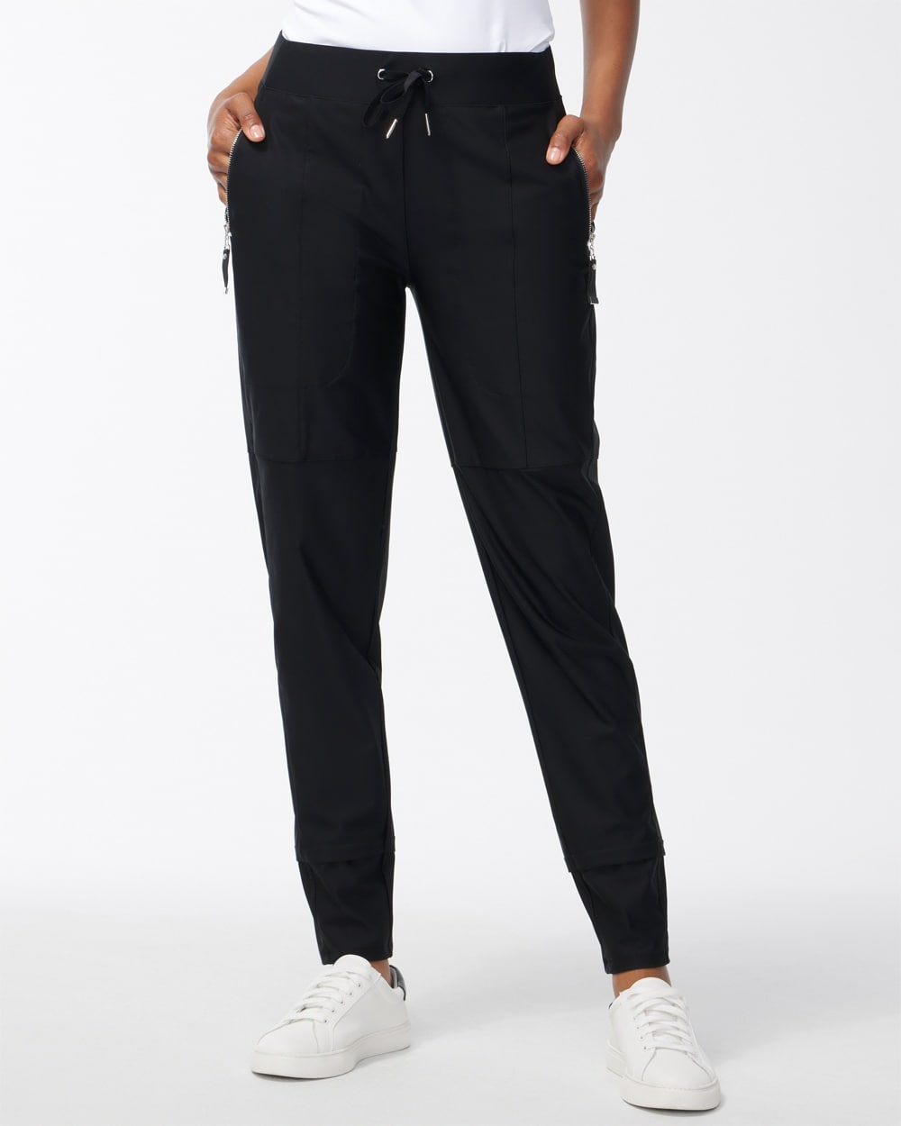 Chico's Pants | Zenergy Seam Detail Stretch Pants Black