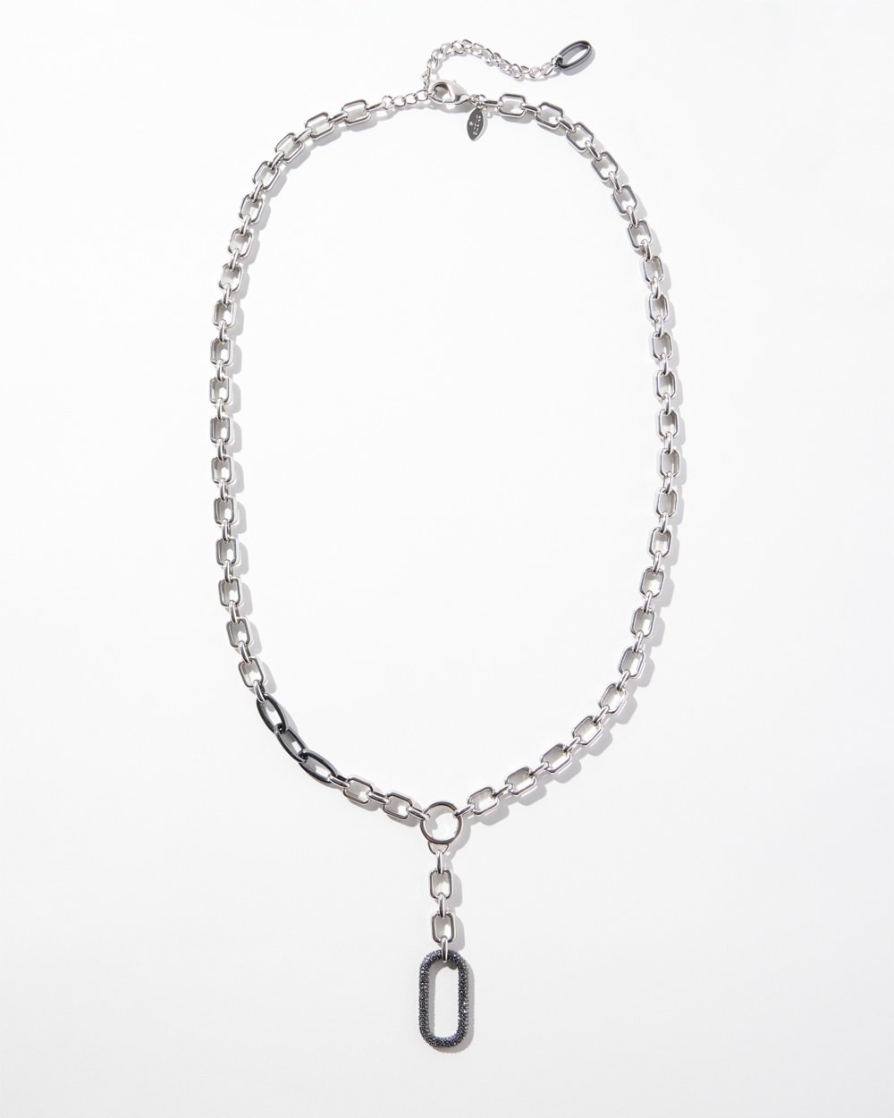 Chico's | Pavu00E9 Y-Necklace Silver