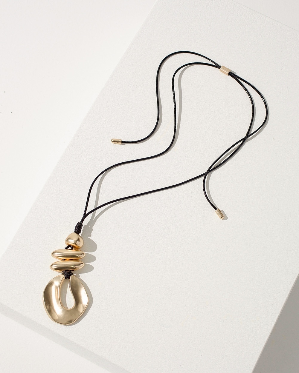 Chico's Necklaces | Tone Adjustable Pendant Necklace Gold