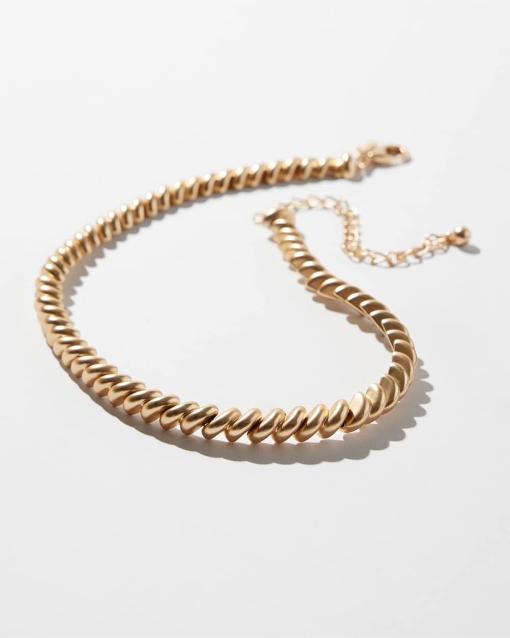 Chico's Necklaces | Tone Twist Collar Necklace Gold