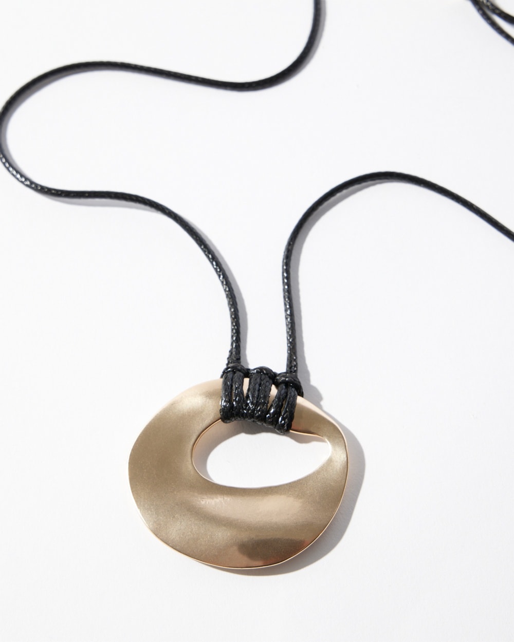 Chico's | Adjustable Tone Pendant Necklace Gold