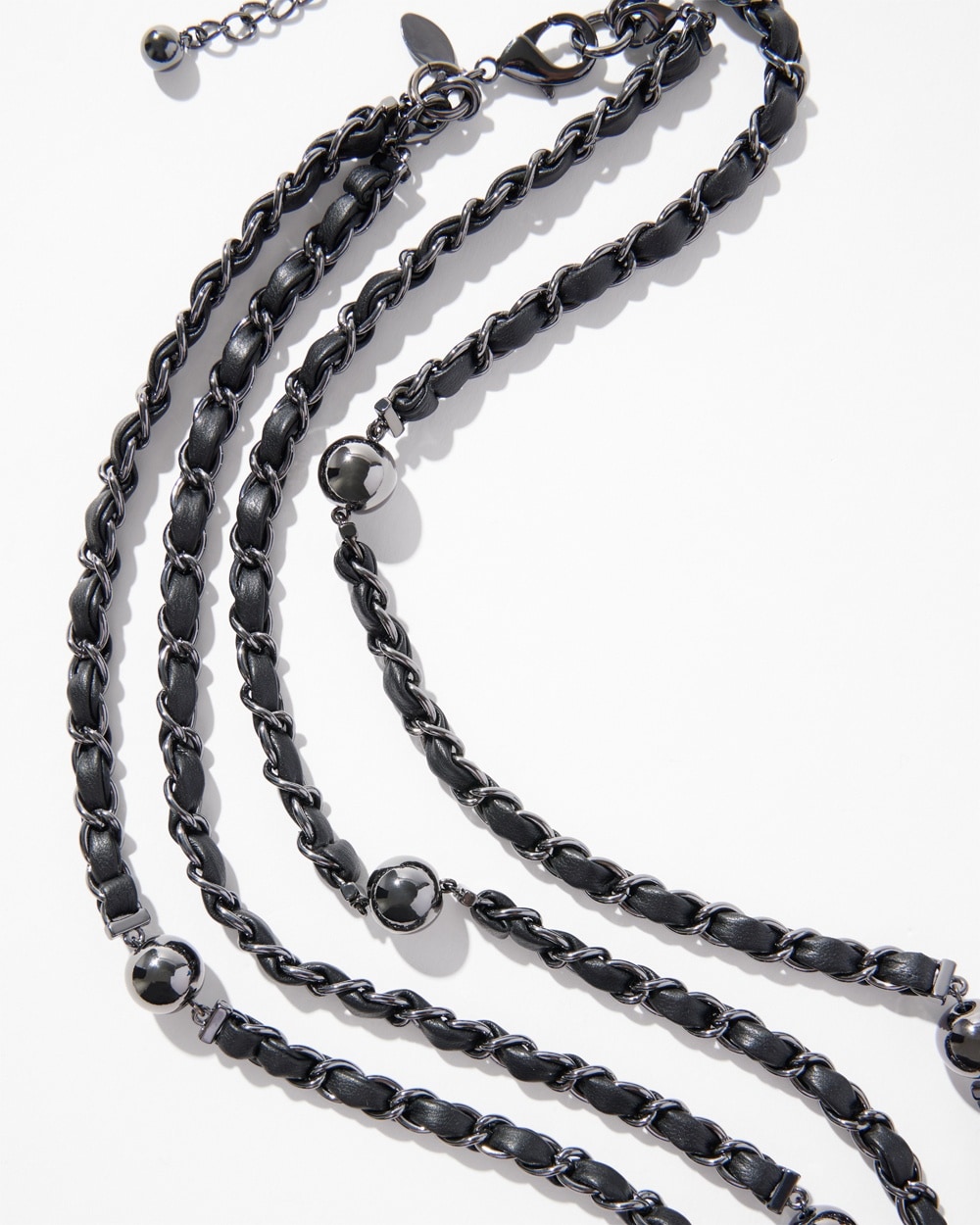 Chico's | Convertible Necklace Hematite