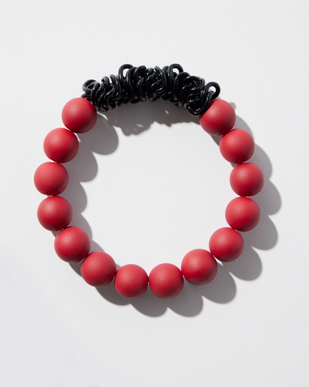 Chico's | Matte Hero Stretch Bracelet Red