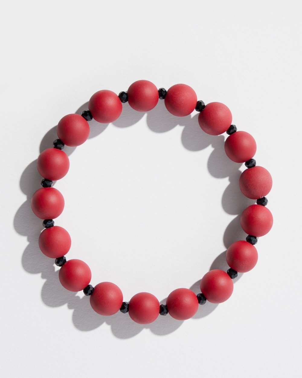 Chico's | Matte Stretch Bracelet Red