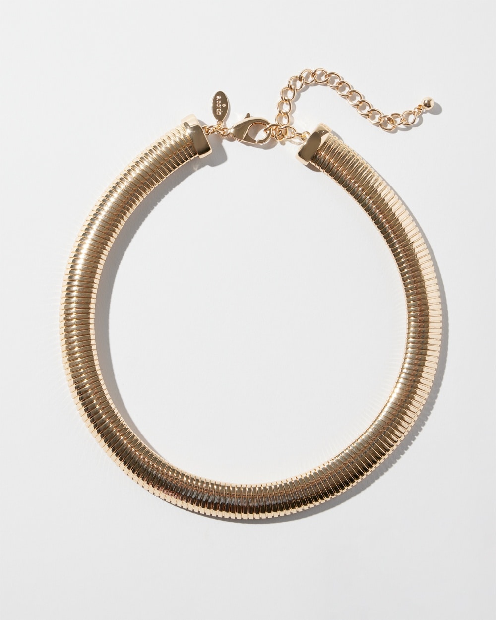 Chico's | Tone Snake Collar Necklace Gold