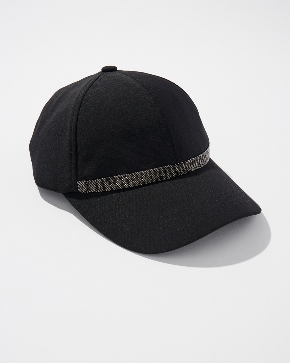 Chico's Shop Now | Neema Embellished Baseball Cap Black