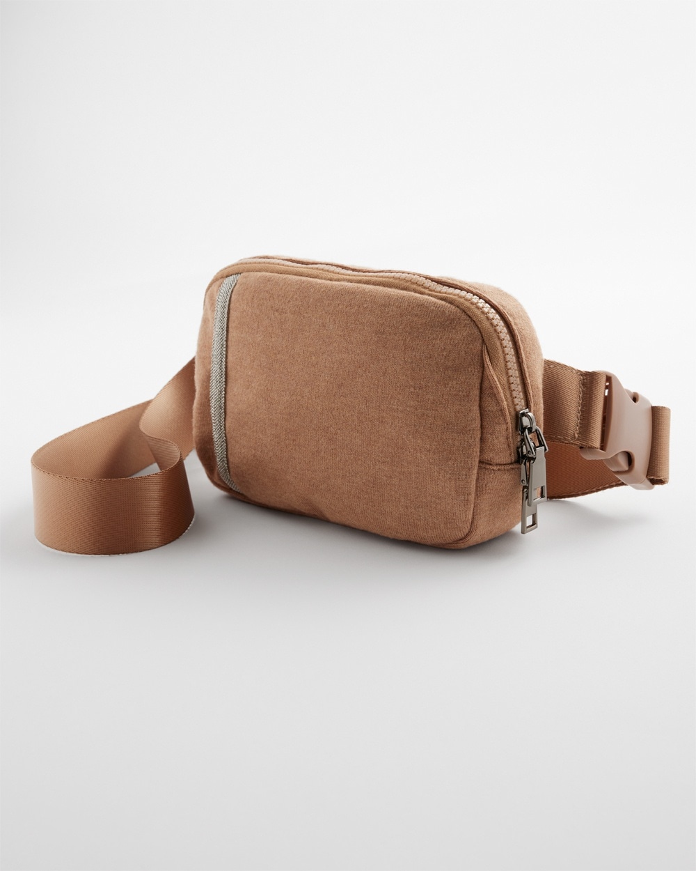 Chico's Eyewear | Cashmere Blend Crossbody Bag Faux Camel Heather