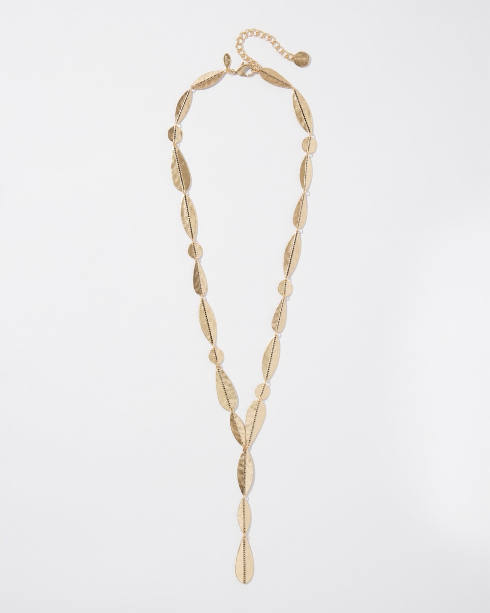 Chico's | Tone Leaf Y-necklace Gold