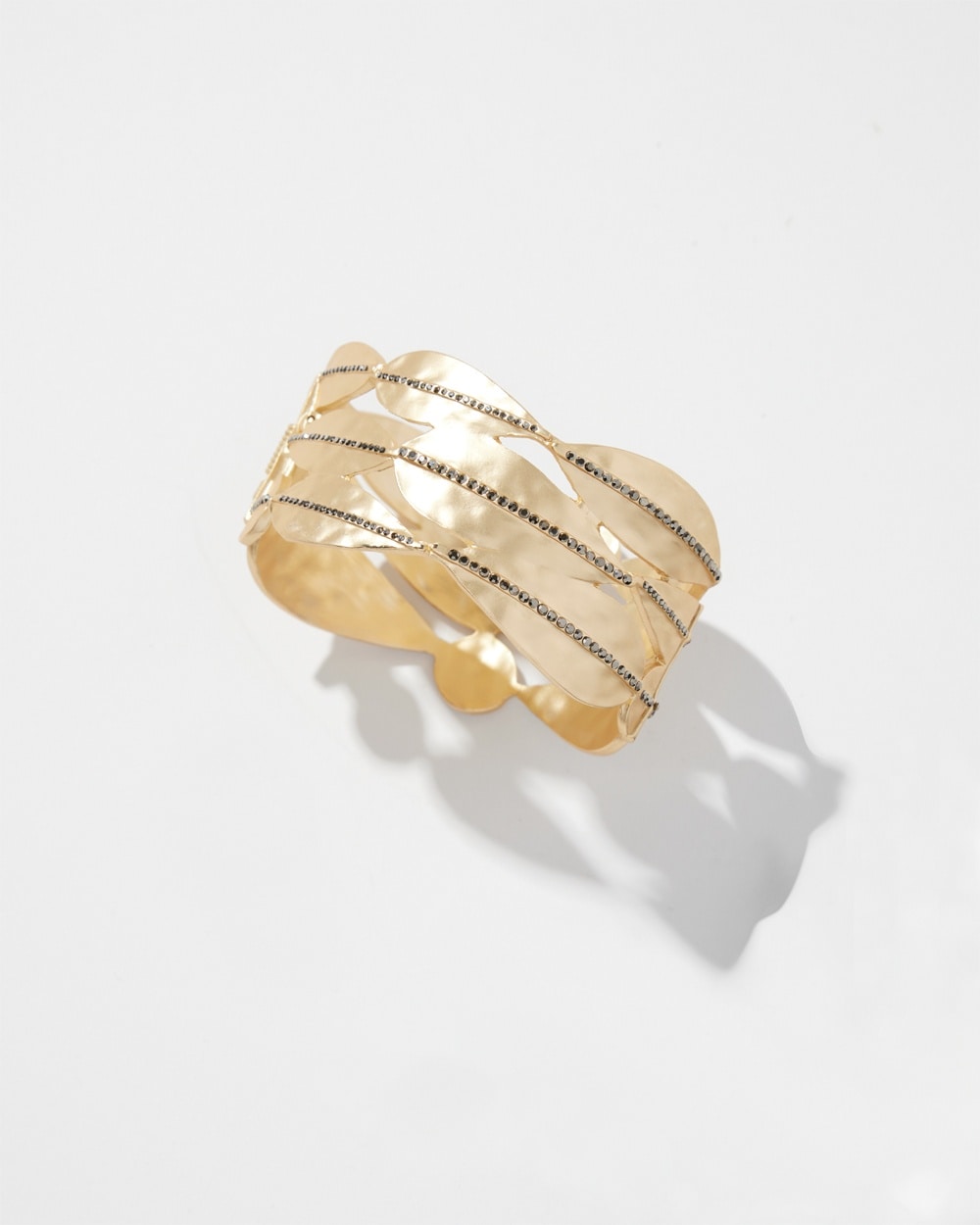 Chico's | Tone Pavu00E9 Cuff Bracelet Gold