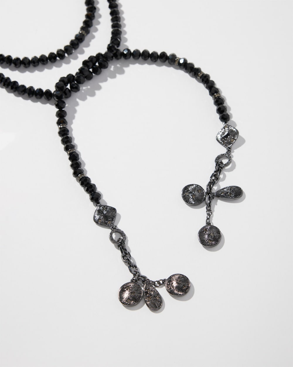 Chico's | Lariat Necklace Black