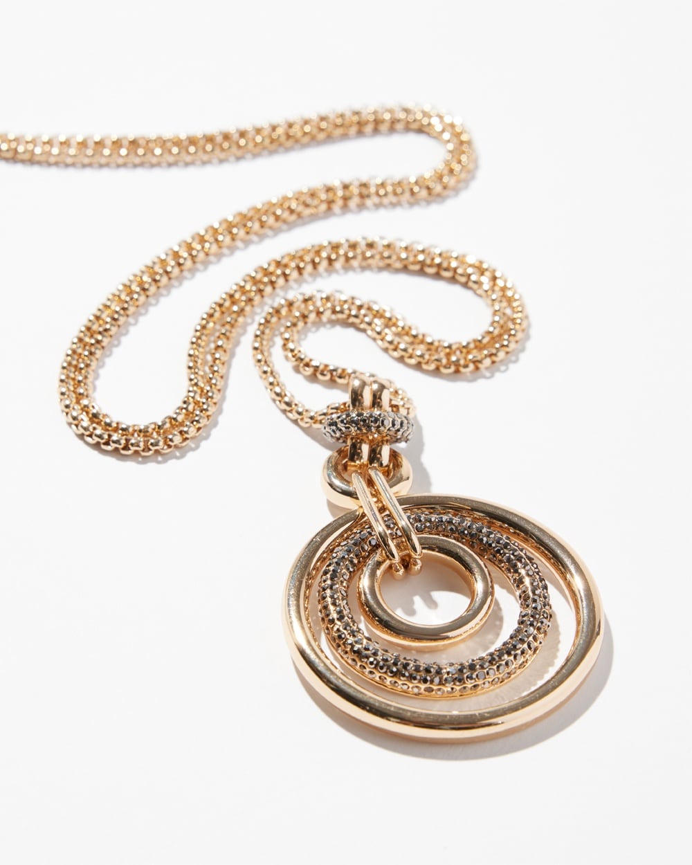 Chico's Necklaces | Adjustable Tone Pendant Necklace Gold