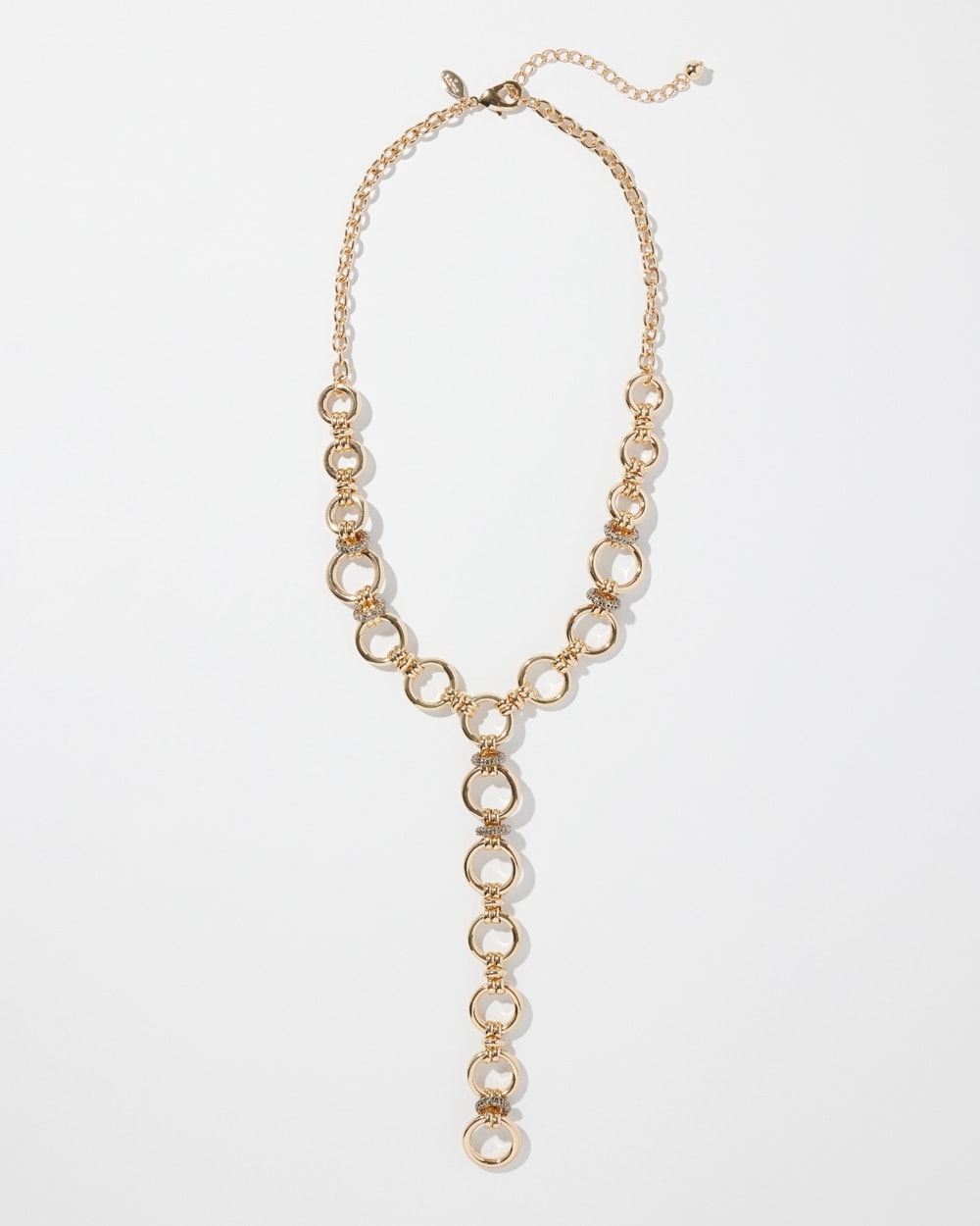 Chico's Necklaces | Tone Links Y-necklace Gold