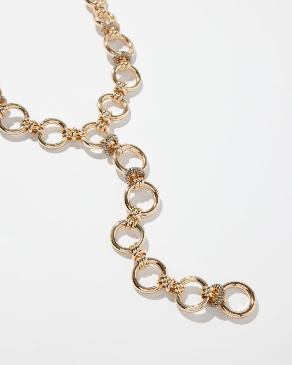 Chico's Necklaces | Tone Links Y-necklace Gold