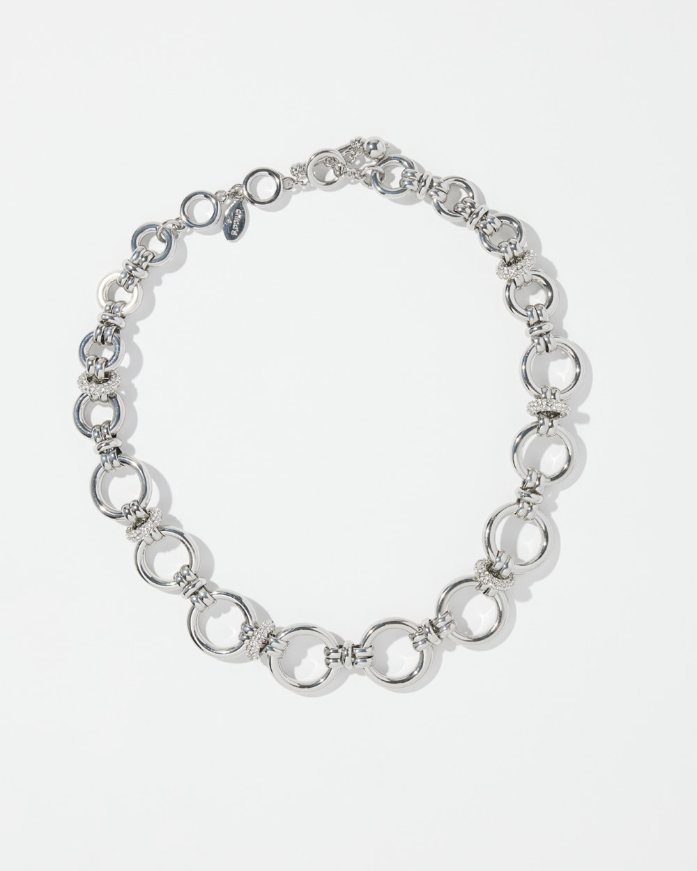 Chico's Necklaces | Tone Links Bib Necklace Silver