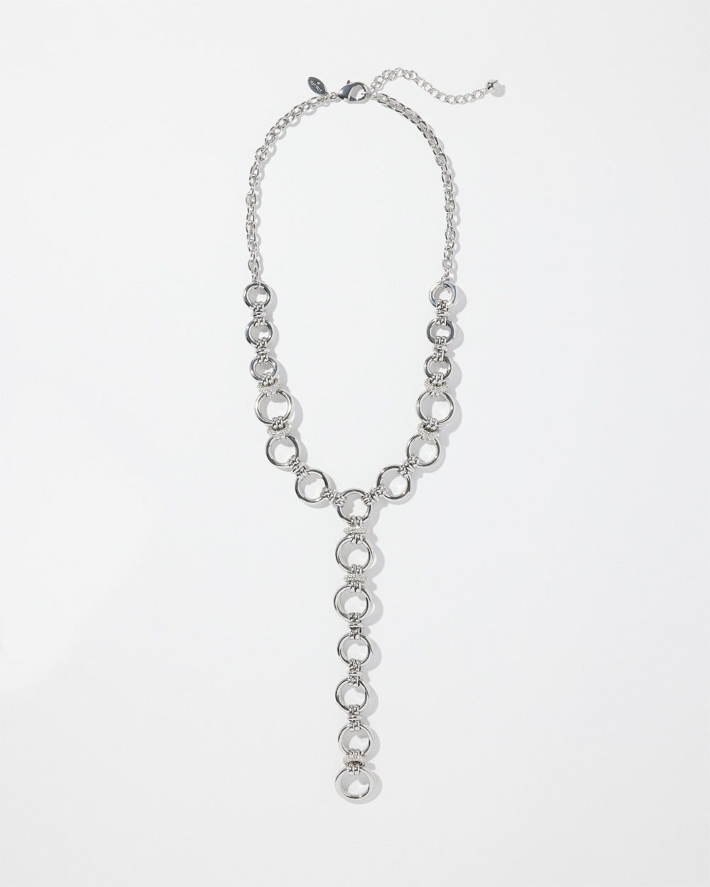 Chico's Necklaces | Tone Links Y-necklace Silver