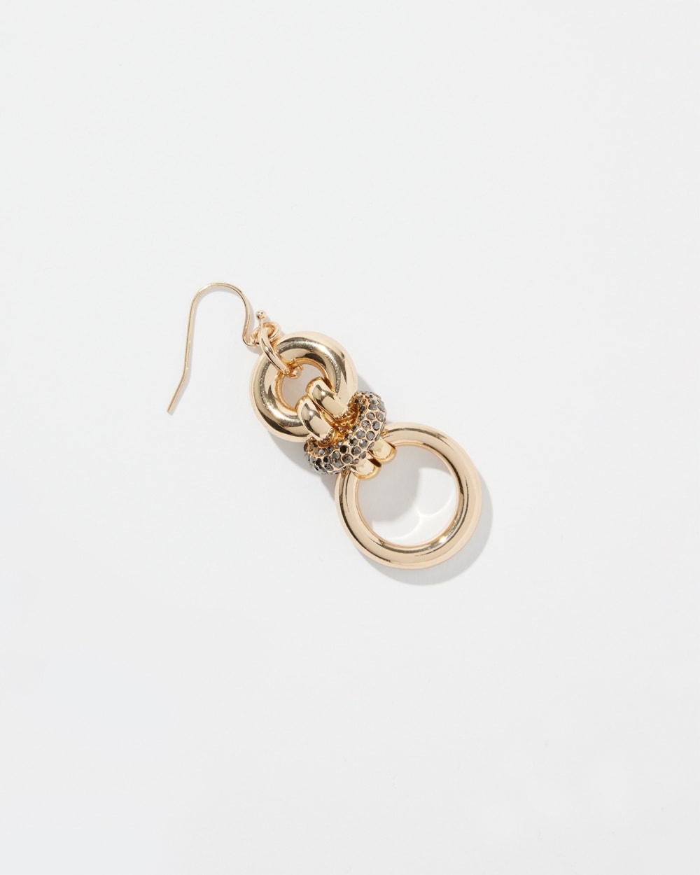 Chico's | Tone Links Drop Earrings Gold