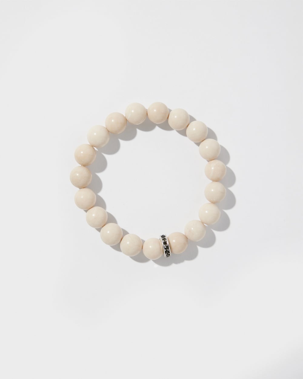 Chico's | Marble Stone Pavu00E9 Stretch Bracelet Neutral