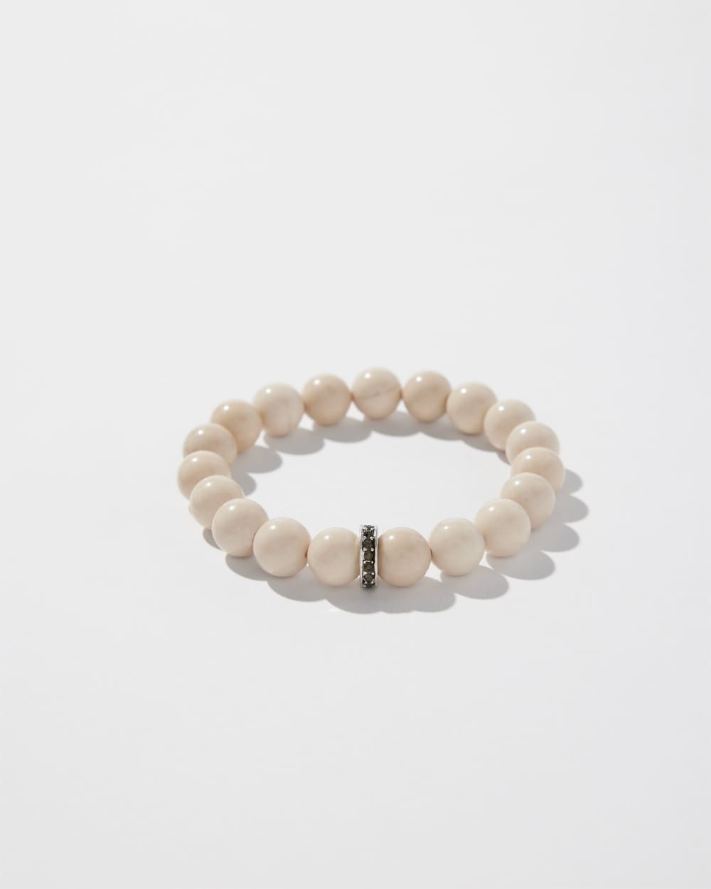 Chico's | Marble Stone Pavu00E9 Stretch Bracelet Neutral