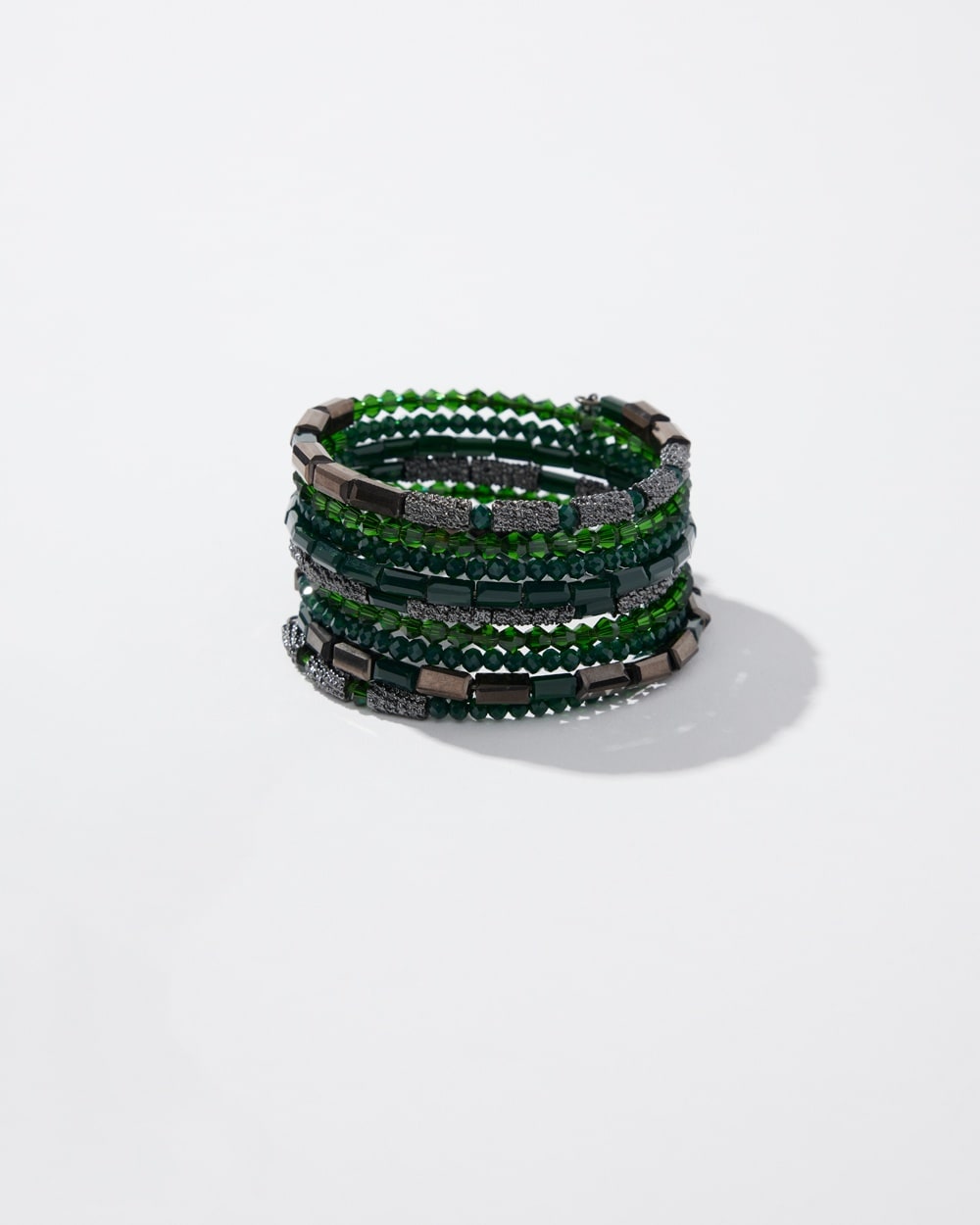 Chico's | Coil Bracelet Green