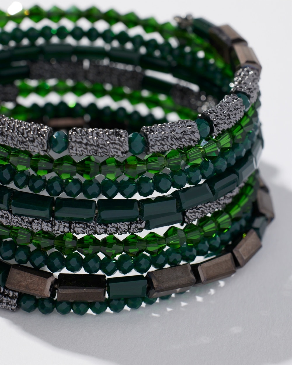 Chico's | Coil Bracelet Green