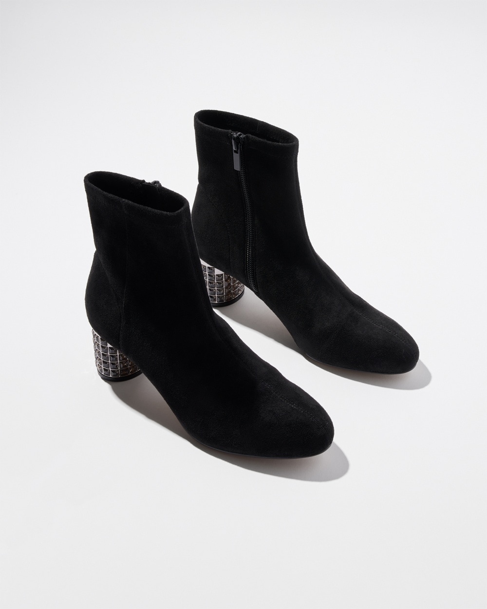 Chico's Ponchos & Ruanas | Vegan Suede Embellished Booties Black