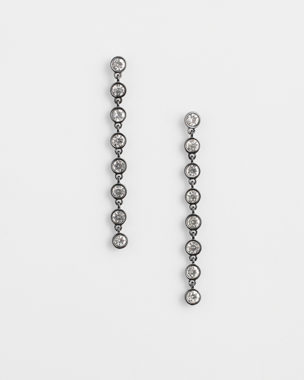 Chico's | Tone Linear Earrings Hematite