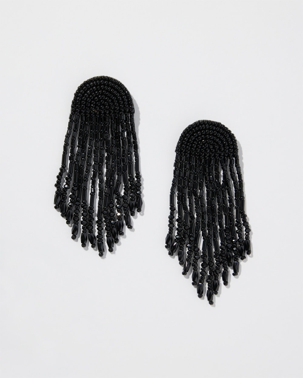 Chico's | Fringe Earrings Black