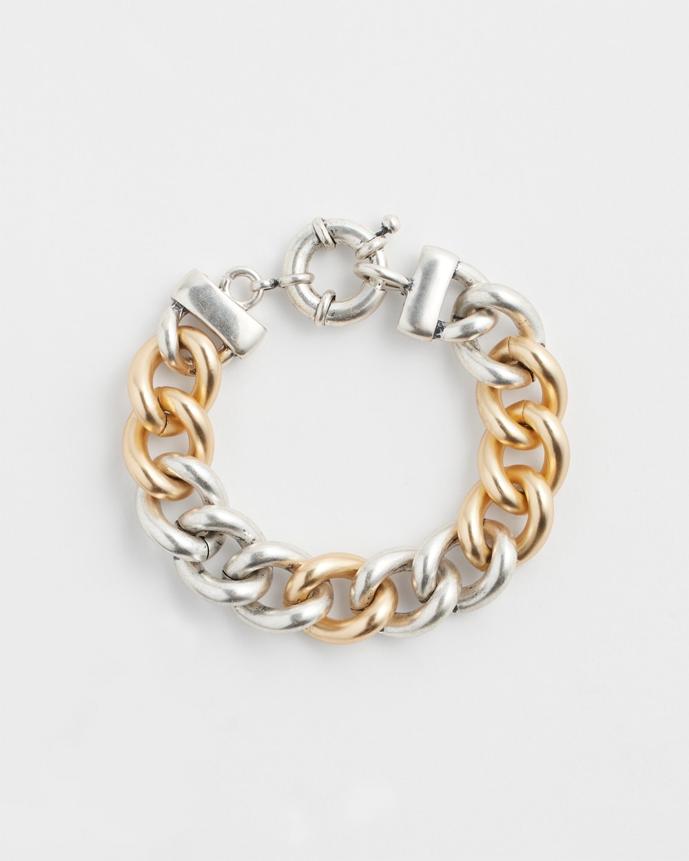 Chico's | Pavu00E9 Detail Links Bracelet Mixed Metals