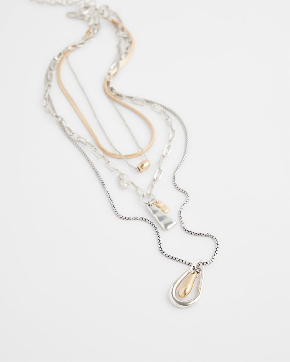 Chico's Necklaces | Convertible Layered Necklace Gold